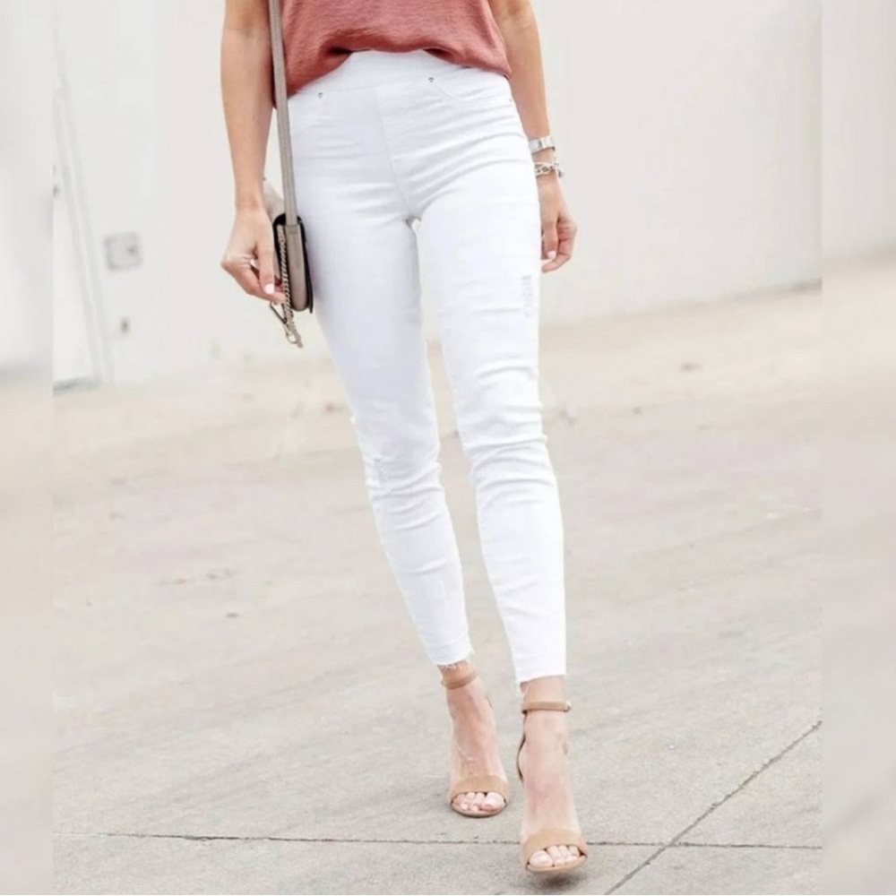SPANX Women's White Skinny Jeans